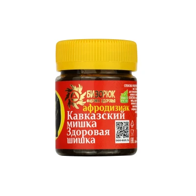 Афродизиак Кавказский мишка - Здоровая шишка, пластик, 40 мл, "Бизорюк" Афродизиак Кавказский мишка - Здоровая шишка, пластик, 40 мл, "Бизорюк"