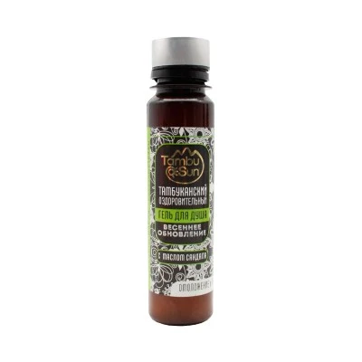 Гель для душа оздоровительный Весеннее обновление, пластик, 100 мл, "TambuSun"