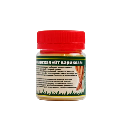 Мазь от Варикоза, пластик 40 мл, "Кавказский Целитель"