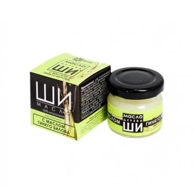 Масло Ши Гинкго Билоба, стекло 28 мл "Бизорюк"