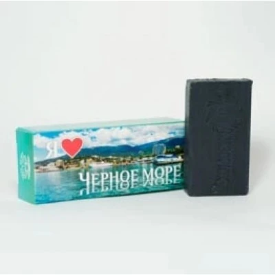 Мыло грязевое Я люблю Черное море, 85 г, "Море Лечит"