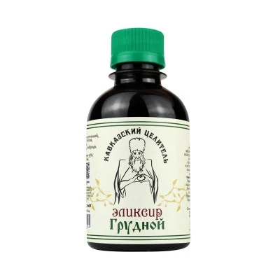 Эликсир Грудной, пластик, 200 мл, "Кавказский Целитель"