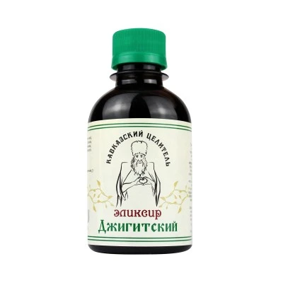 Эликсир Джигитский, пластик, 200 мл, "Кавказский Целитель"