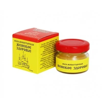 Мазь Монастырская "Женское здоровье". Стекло Премиум 28 мл. Архыз