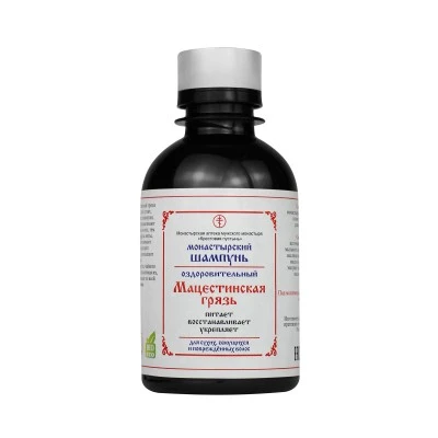 Шампунь для волос мацестинская грязь, пластик, 200 мл, "Солох-Аул"