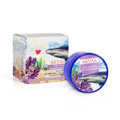Крем АКУЛА "Как помочь при варикозе?" Пластик 50 мл.
