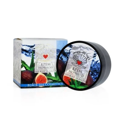 Крем Ночной инжир и алоэ, пластик, 50мл, "Море Лечит"