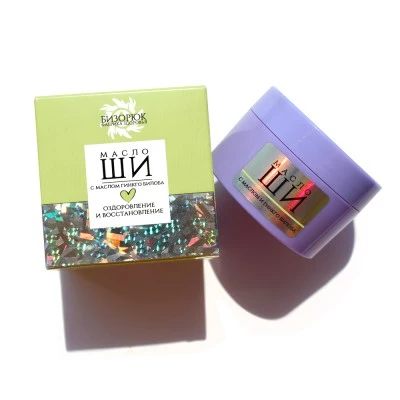Масло Ши с маслом гинкго билоба Оздоровление и восстановление, пластик, 50 мл, "Бизорюк"