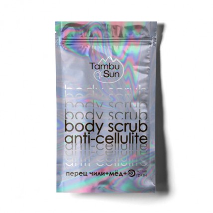 Скраб для тела Body scrub anti-cellulite Антицеллюлитный, пакет, 280 г, "TambuSun"