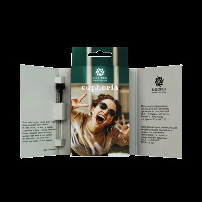 Духи Эйфория, стекло, 3 мл, "Бизорюк"