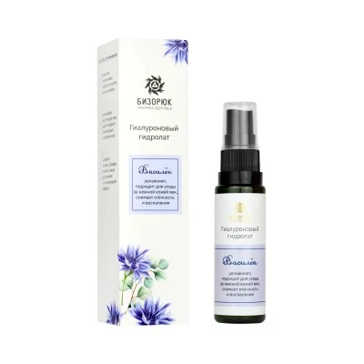 Гидролат гиалуроновый Василек, пластик, 30 мл, "Бизорюк" Гидролат гиалуроновый Василек, пластик, 30 мл, "Бизорюк"