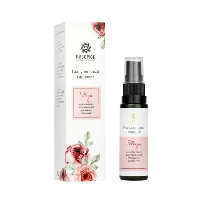 Гидролат гиалуроновый Роза, пластик, 30 мл, "Бизорюк"