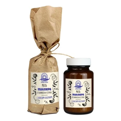 Мазь от варикоза и сеточек, "Маклюра", стекло, 100 мл, "Божьи Воды"