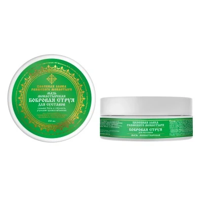 Мазь бобровая струя для суставов, пластик, 150 мл, "Раифский монастырь"