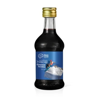 Эликсир целебный Красная поляна, снежные горы, стекло, 50 мл, "Кавказский целитель"