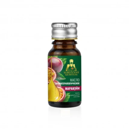 Ароматерапевтическое масло маракуйи стекло 10 мл, «Кавказский целитель»