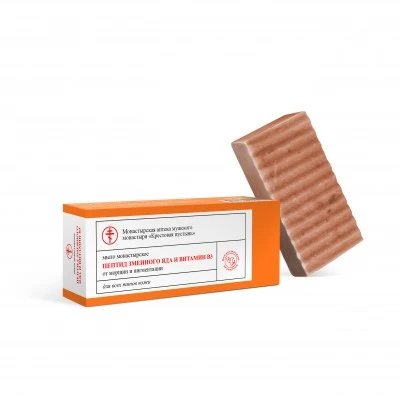 Мыло монастырское «Змеиный яд и витамин В3, от морщин и пигментации», 100 г, "Солох-аул"