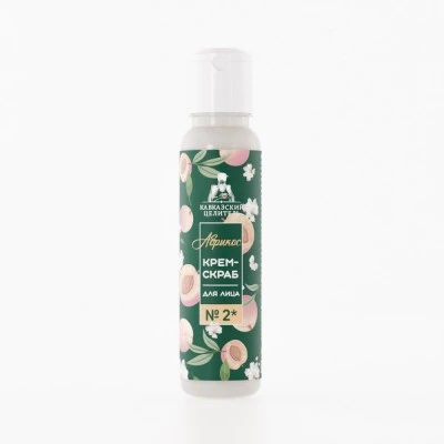 Крем-скраб, абрикос, пластик, 100 мл, Кавказский Целитель