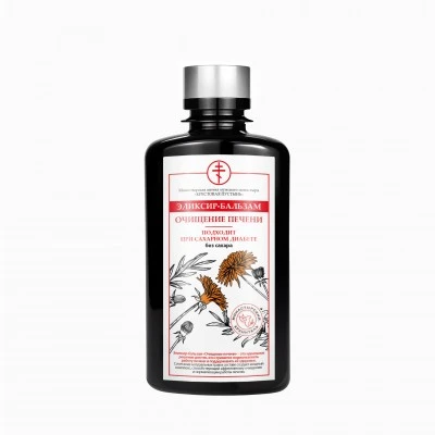 Эликсир-бальзам без сахара «Очищение печени» пластик 275 мл, «Солох-Аул»