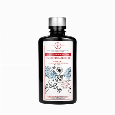 Эликсир-бальзам без сахара «Общеукрепляющий» пластик 275 мл, «Солох-Аул»