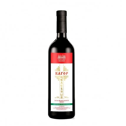 Монастырский безалкогольный кагор, стекло, 750 мл, «Солох-аул»